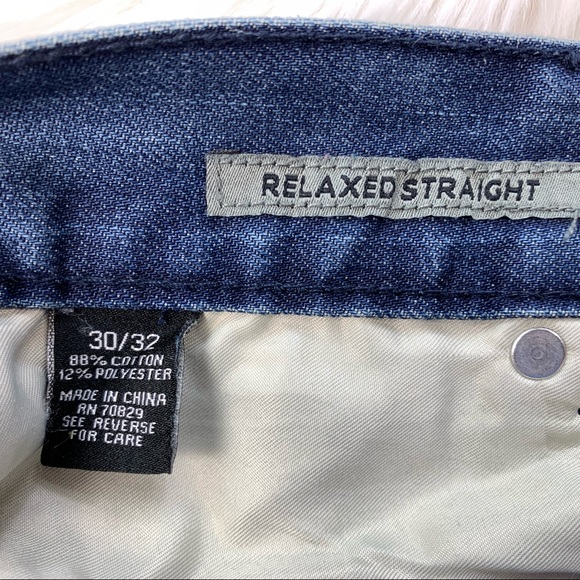 Black Relaxed Straight tattered jeans - Picture 4 of 6